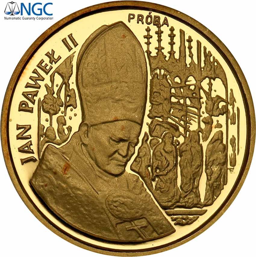 III RP. PRÓBA złoto 20.000 złotych 1991 Papież Jan Paweł II Ołtarz NGC PF68 ULTRA CAMEO